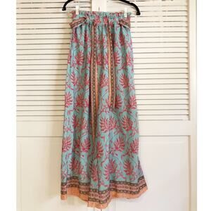 Knowmad Shop Silk Printed Wide Leg Pants